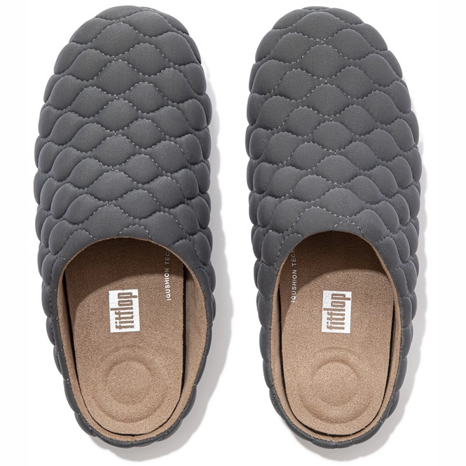 FitFlop Women Chrissie Slipper Padded Pewter Grey Onlybrands